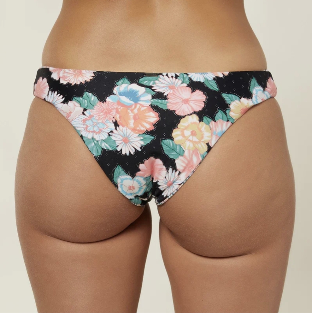 O'Neill Matira Emilie Floral Austin Reversible Hipster Cheeky Bottoms